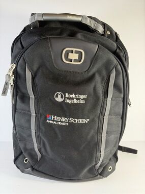 OGIO Black Backpack with Gray Accents and Logo Embroidery
